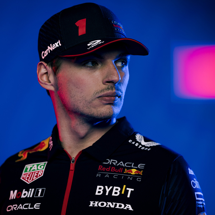 de eerste houder dienblad Max Verstappen Red Bull Racing Driver Cap 2023