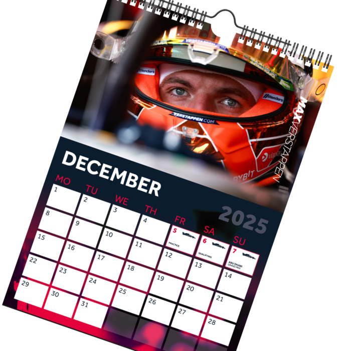 Jaarkalender 2025 - Max Verstappen