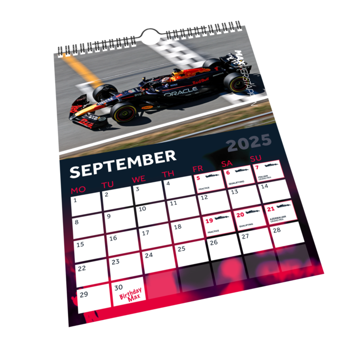 Jaarkalender 2025 - Max Verstappen image