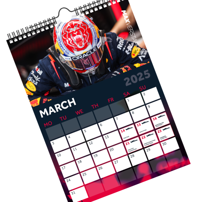 Jaarkalender 2025 - Max Verstappen image