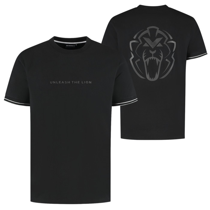 T-shirt - Zwart - Unleash The Lion image