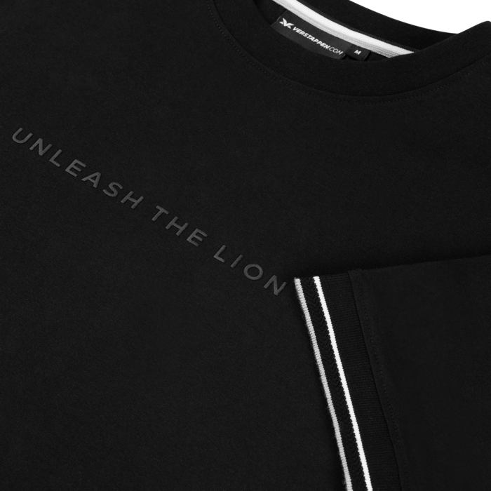 T-shirt - Zwart - Unleash The Lion image