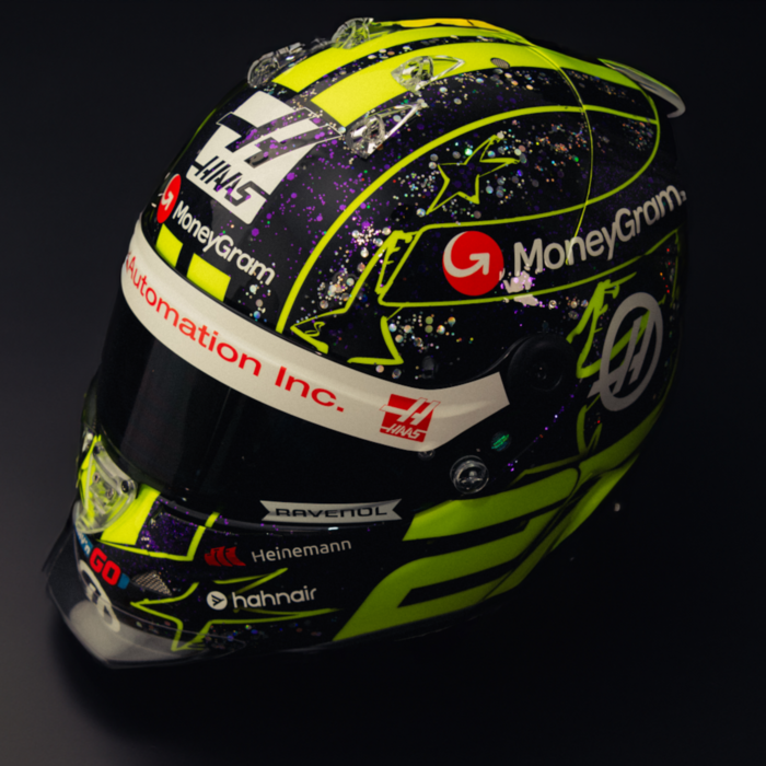 1:2 Nico Hulkenberg Nightraces helm 2024 image