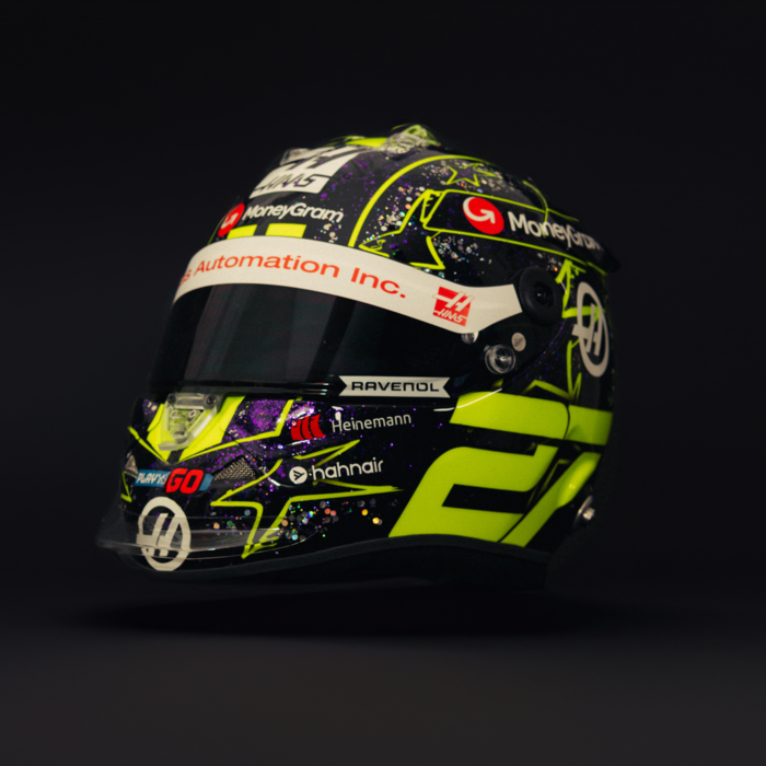 1:2 Nico Hulkenberg Nightraces helm 2024 image