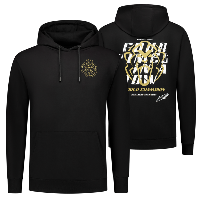 Four Times In A Row - Hoodie - Zwart image