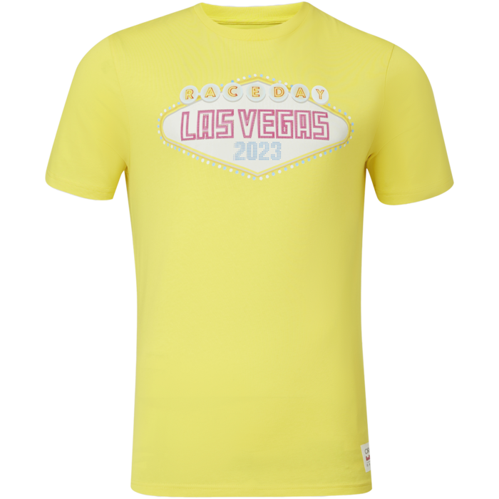 Las Vegas T-shirt - Geel image