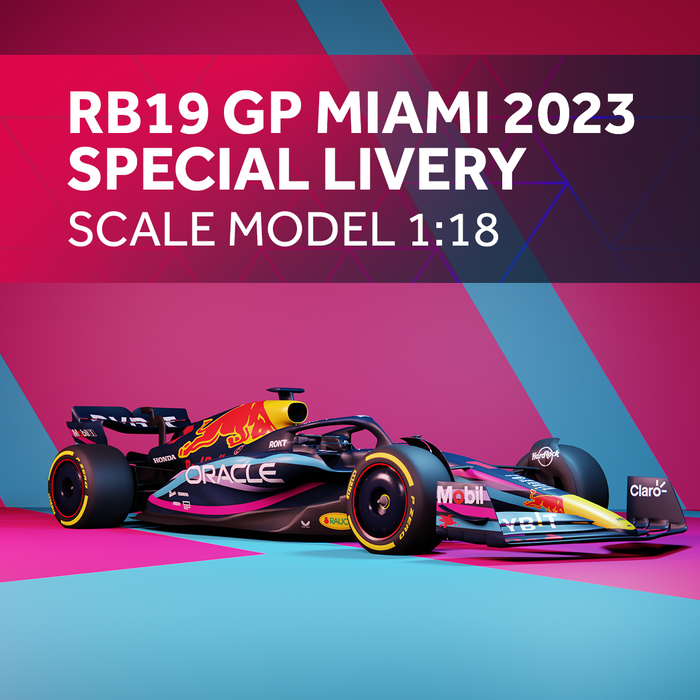 1:18 RB19 GP Miami 2023 Special Livery - Winner image
