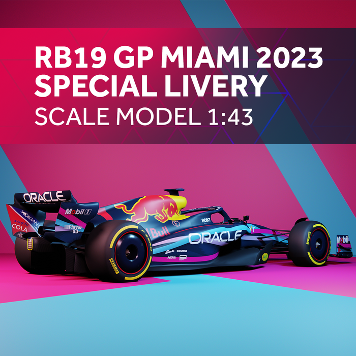 1:43 RB19 GP Miami 2023 Special Livery - Winner image