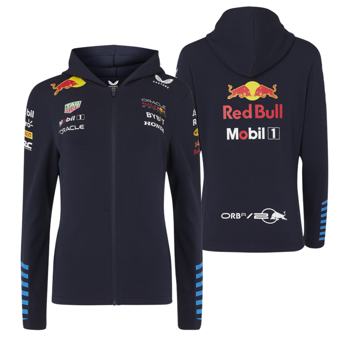 Dames - Team Full Zip Hoodie 2024 - Red Bull Racing image