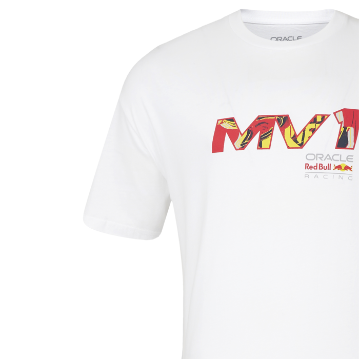 Max Pop Art - T-Shirt Wit - Red Bull Racing image
