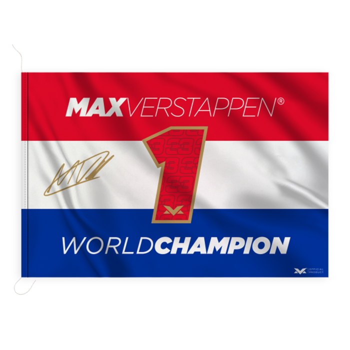 #1 World Champion Fanvlag 150x225cm Max Verstappen image
