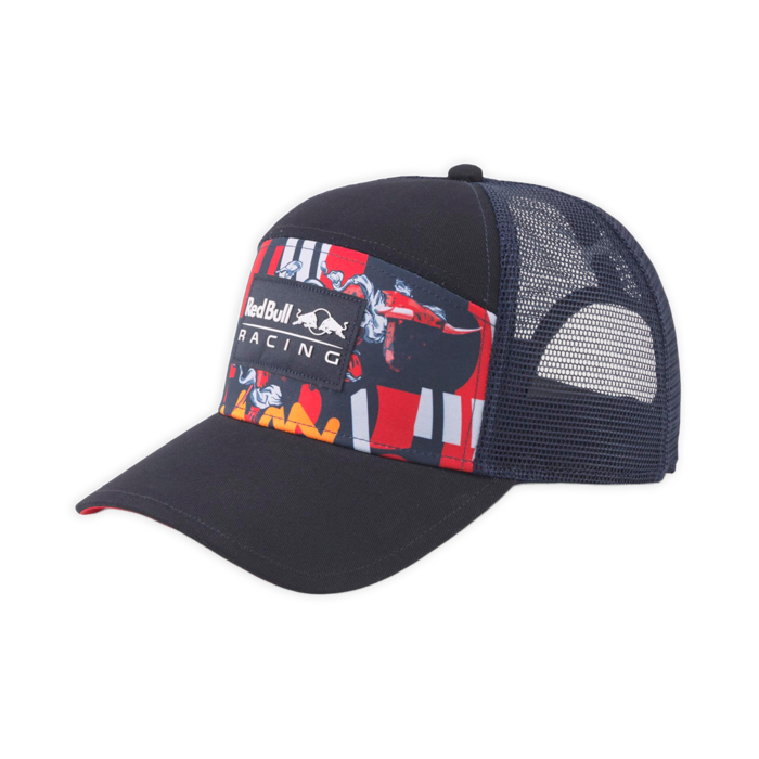 Red Bull Racing Trucker cap gebogen klep - Blauw image