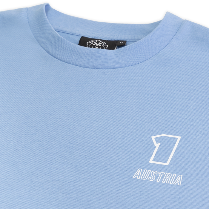 Austria T-shirt Unleash the Lion - Lichtblauw image