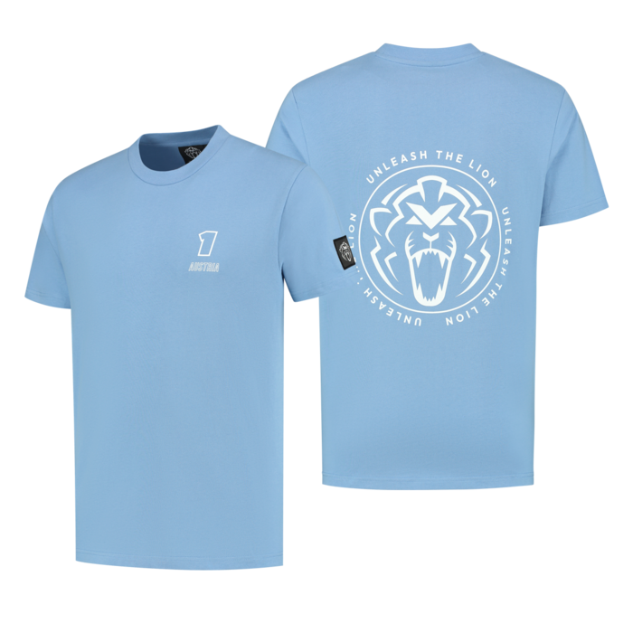 Austria T-shirt Unleash the Lion - Light Blue image