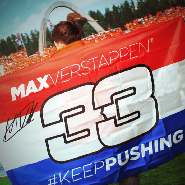 Fanvlag 100x150cm Max Verstappen image